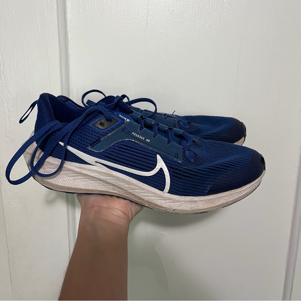 Nike Blue Pegasus 40 Running Shoes